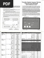 Powercommand 40-02 TRANSFER Switch Control | PDF | Electromagnetic ...