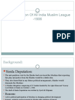 The Foundation of All India Muslim League