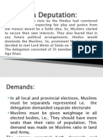Simla Deputation Demands Separate Electorate for Muslims