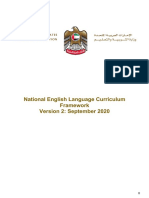 National English Language Curriculum V7 - Overview - Updated Jan 2021