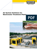 Air System Solutions For Wastewater Treatment Plants
