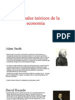 Principales Teóricos de La Economía Tarea 11 Economia