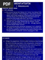 Download GEOSTATISTIKA by talitambang SN50782388 doc pdf