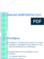 15 Analisis Morfosintactico