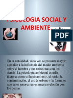 PSICOLOGIA SOCIAL Y AMBIENTE