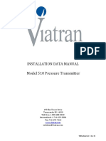 Installation Data Manual Model 510 Pressure Transmitter