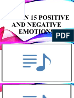 Lesson 15 Positive and Negative Emotions