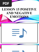 Lesson 15 Positive and Negative Emotions