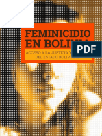 Feminicidio en Bolivia