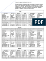 Intramural Program Schedule For 2017-2018: Petrik