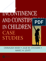 Fecal incontinence and constipation in children