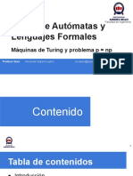 11 - Problemas NP P - Máquinas de Turing