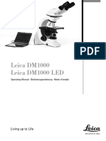 Leica DM 1000 User Manual