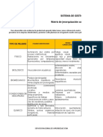 Matriz de Jerarquizacion Con Medidas de Prevencion y Control Frente A Un Peligro o Riesgo Ods