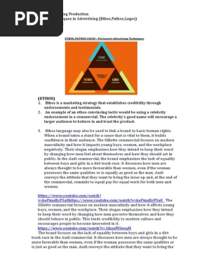 What Is Ethos Examples Of Ethos In Video Advertising Ethos, Pathos