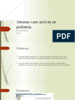 Aminas Vaso Activas en Pediatria
