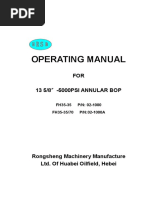 13-5/8" 5000psi Annular BOP Manual | PDF | Mechanical Engineering ...