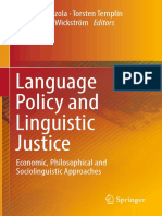 Michele Gazzola Language Policy and Linguistic Justice 2018
