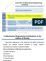 Mechanical Engineering's Contributions to Society