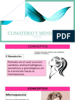 Climaterio y Menopausia