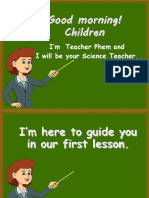 I'm Teacher Phem and I Will Be Your Science Teacher