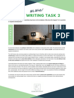 (Klish) Writing Sample - Business (Working Long Hours)