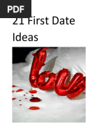 21 First Date Ideas
