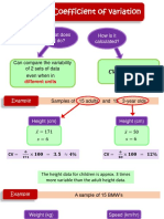 Sec 2.6 - Coefficient of Variation