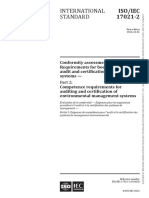 Competence Requirements For Auditing and Certification of Environmental Management Systems - ISO 17021-2-2016