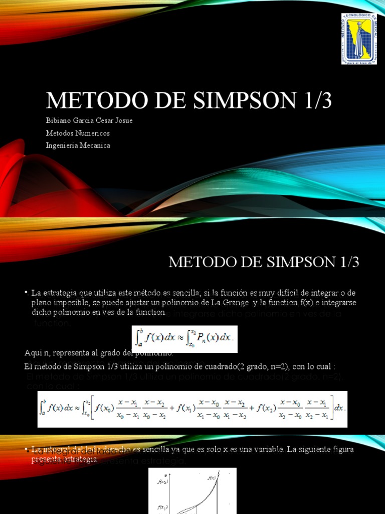 Metodo de Simpson 1 PDF