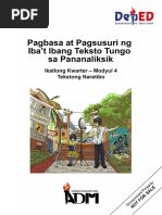 Signed Off - Pagbabasa at Pagsusuri11 - q3 - m4 - Tekstong