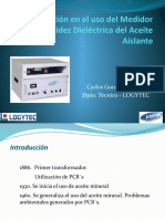 Capacitación en El Uso Del Espinterometro Instronic 90KV