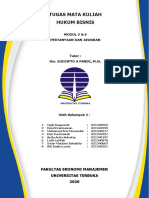 Pertanyaan Dan Jawaban Hukum Bisnis Kelelompok 3