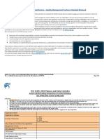 Isr 13485 Delta Checklist