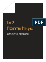 Procurement Principles