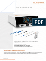 Ultrasonic Surgical & Electrosurgical System: All in One Pla Orm, All With Superior Performance