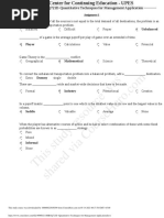 This Study Resource Was: MBCQ721D-Quantitative Techniques For Management Application