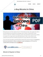 How To Buy Bitcoins in China (In 2020)