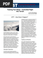 Training Fact Sheet - Controlled Flight Into Terrain: CFIT - How Does It Happen?