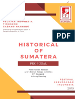 Proposal Historical of Sumatera