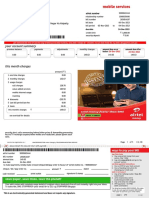Mobile Services: Your Account Summary