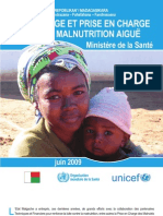 Dépistage et prise en charge de la malnutrition aïgue à Madagascar (MINSANPF - UNICEF/2009)