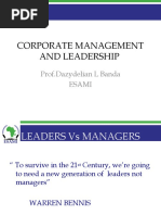 Corporate Management and Leadership-1a