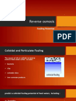 Reverse Osmosis: Fouling Potential