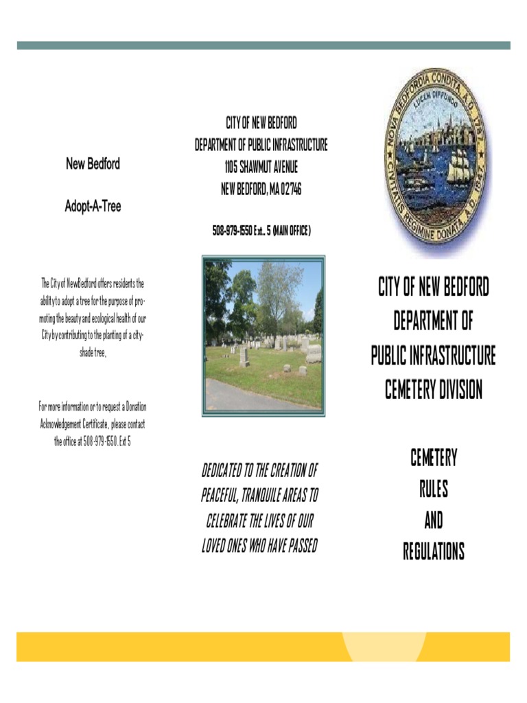 Cemetery Rules and Regulations PDF Cemetery Plants