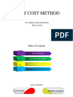 Least Cost Method: by Vishal Hotchandani Roll No 60