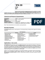 Acticide IPA 20: ® Development Biocide Product Information