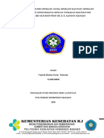 ASUHAN KEPERAWATAN PRE OPERATIF, INTRA OPERATIF DAN POST OPERATIF PADA TN. AD DENGAN GINEKOMASTIA DENGAN TINDAKAN MASTEKTOMI  DI RUANGAN IBS OK 8 RSUP PROF DR. R. D. KANDOU MANADO