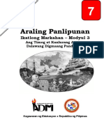 Araling Panlipunan: Ikatlong Markahan - Modyul 3