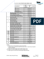 045 - 060 - 064 - 130 - 134-U2 PUMP PARTS PRICE LIST: Item NO. Description Qty. PER Pump NO. Notes